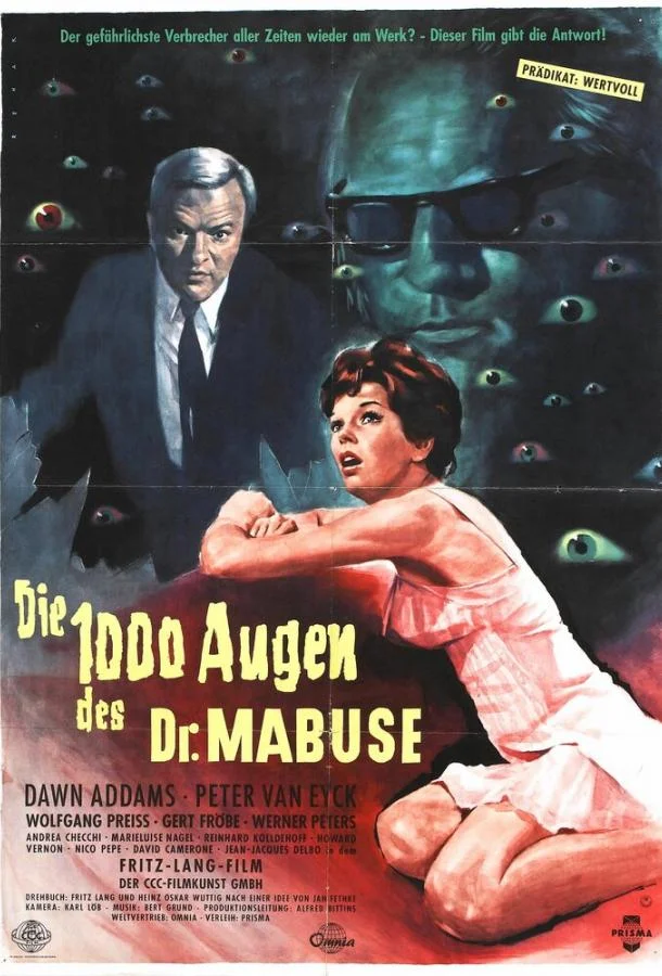 1000 глаз доктора Мабузе (1960) смотреть онлайн